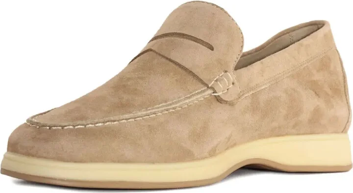 Suede Penny Loafers - Image 4