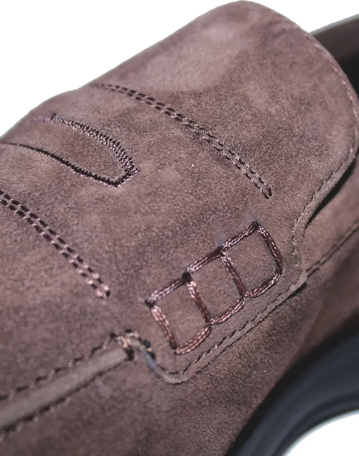 Suede Penny Loafers - Image 4
