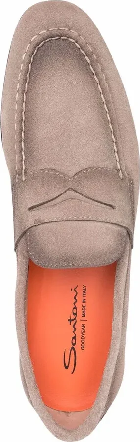 Suede Penny Loafers - Image 4