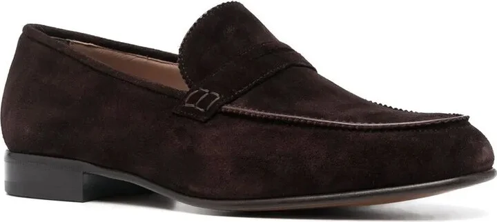 Suede Penny Loafers - Image 2