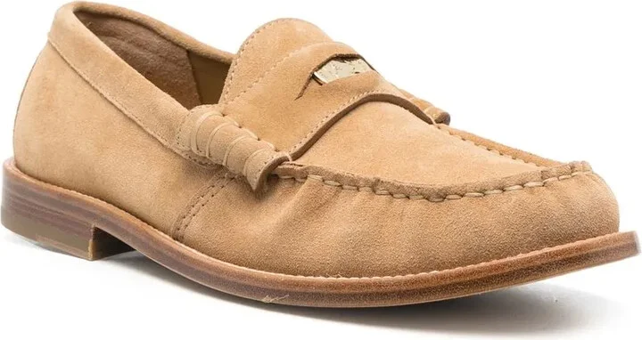 Suede Penny Loafers - Image 2