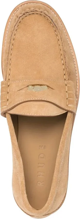 Suede Penny Loafers - Image 4