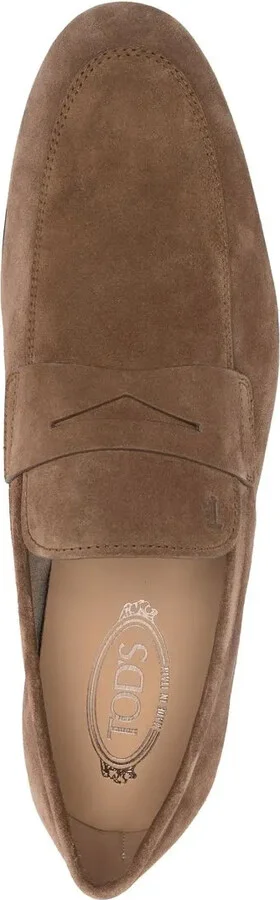 Suede Penny Loafers - Image 4