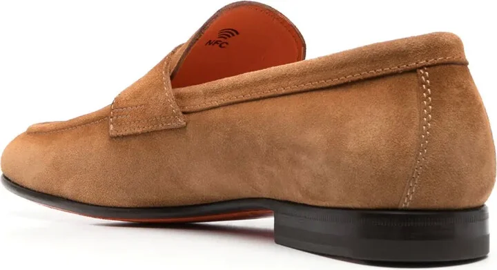 Suede Penny Loafers - Image 3