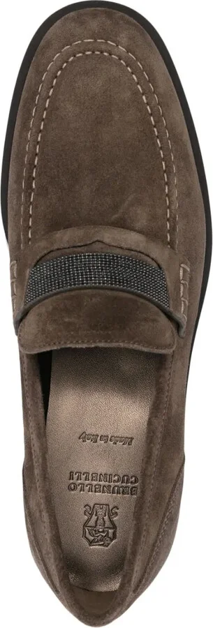 Suede Penny Loafers - Image 4