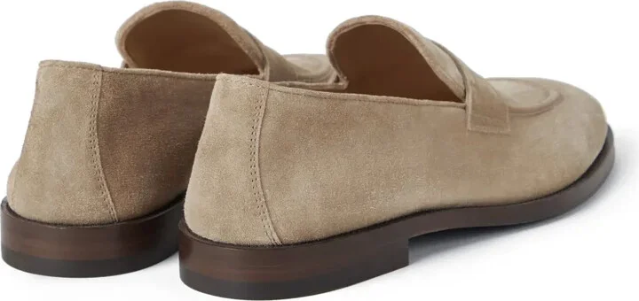 Suede Penny Loafers - Image 3