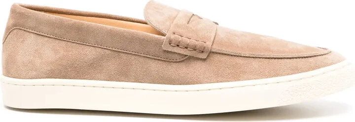 Suede Penny Loafers