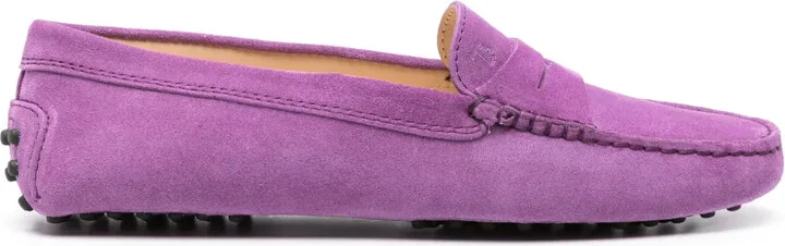 Suede Penny Loafers