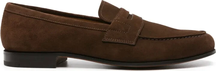 Suede Penny Loafers