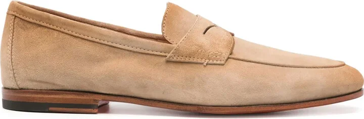 Suede Penny Loafers