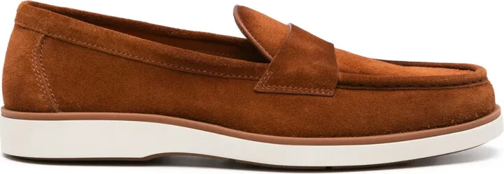 Suede Penny Loafers