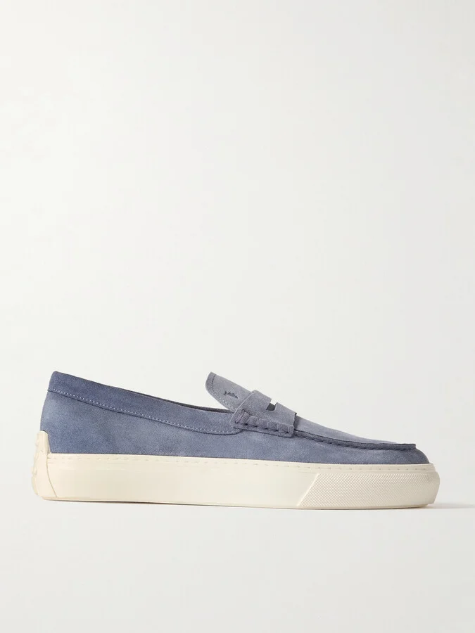 Suede Penny Loafers