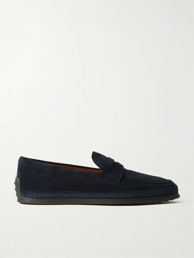 Suede Penny Loafers