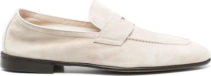Suede Penny Loafers