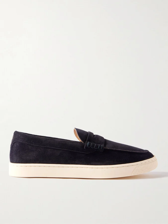 Suede Penny Loafers