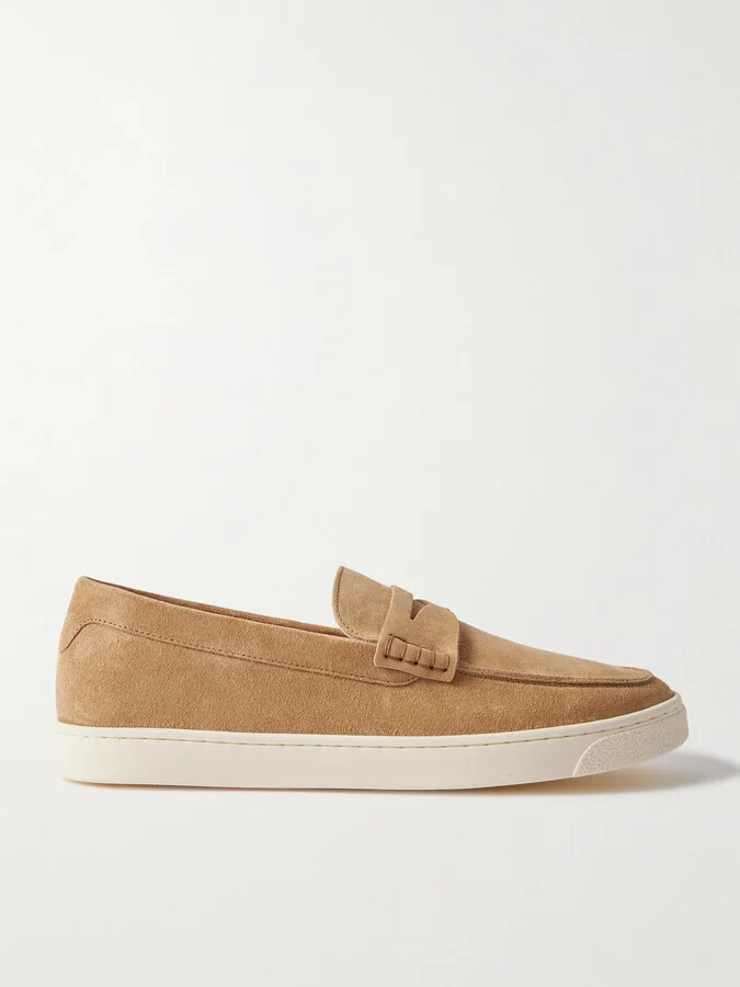 Suede Penny Loafers
