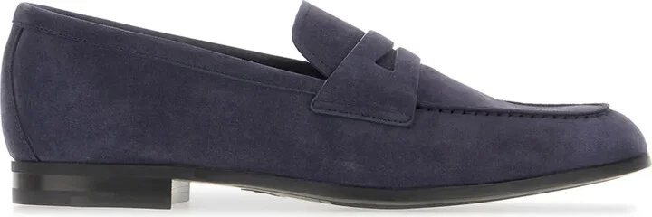 Suede Penny Loafers