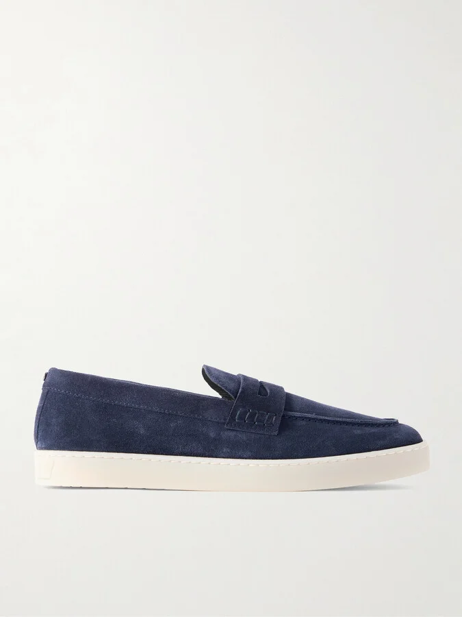 Suede Penny Loafers