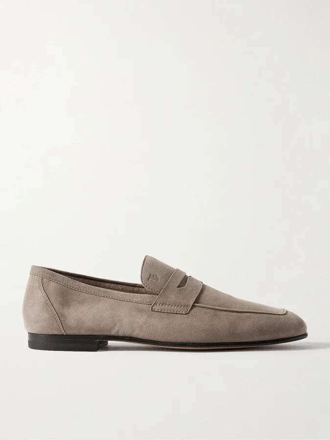Suede Penny Loafers