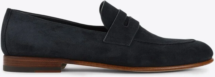 Suede Penny Loafers