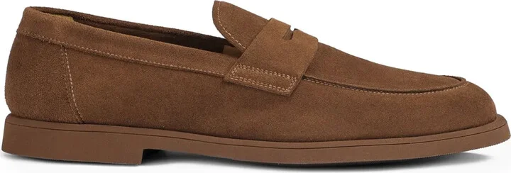 Suede Penny Loafers