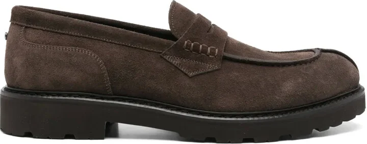 Suede Penny Loafers