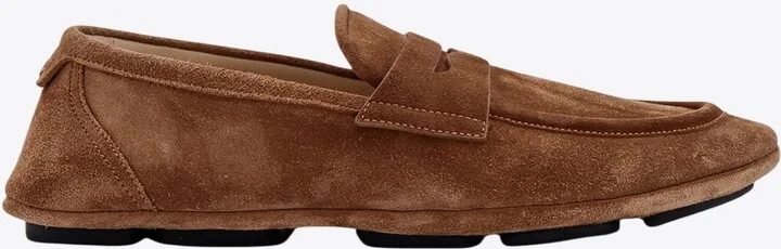 Suede Penny Loafers