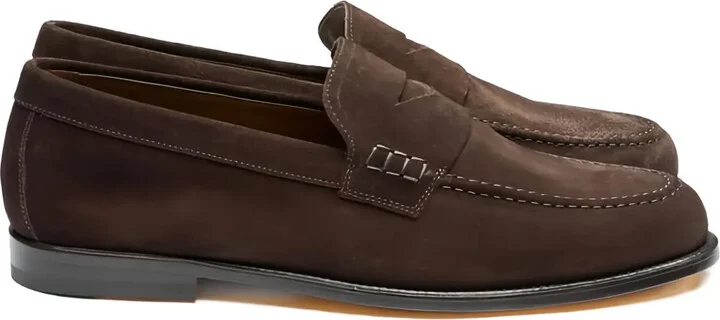 Suede Penny Loafers