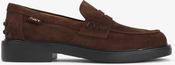 Suede Penny Loafers