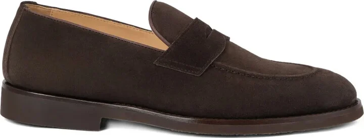 suede Penny loafers