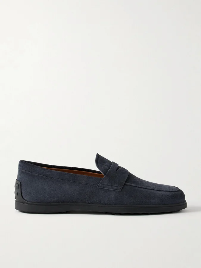 Suede Penny Loafers