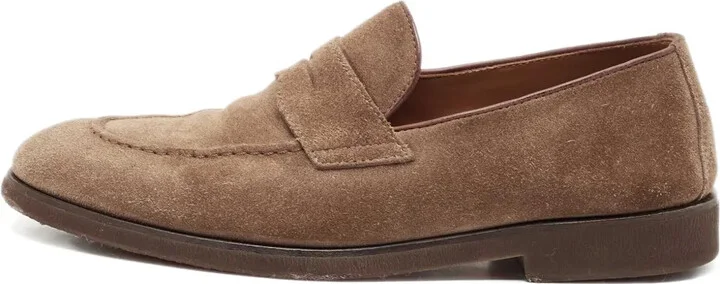Suede Penny Loafers