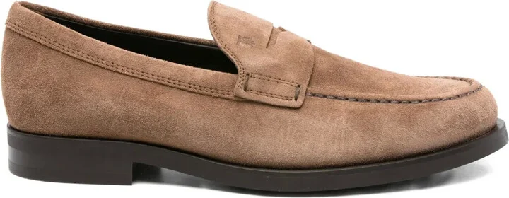 Suede Penny Loafers
