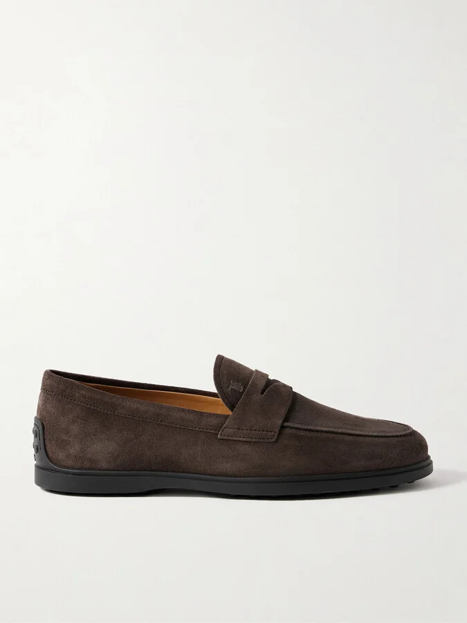 Suede Penny Loafers