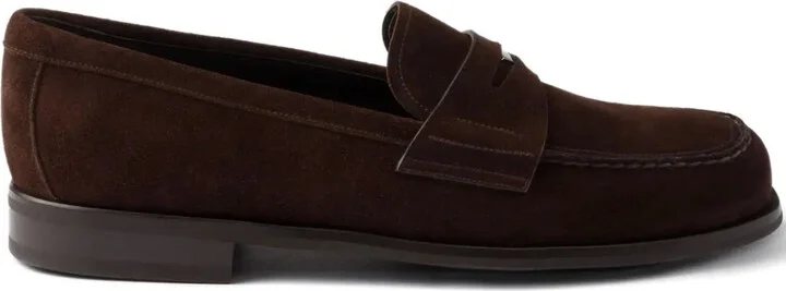 Suede Penny Loafers