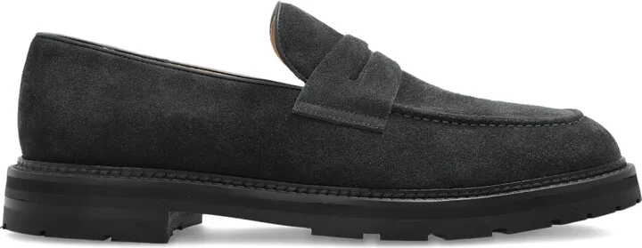 Suede Penny Loafers