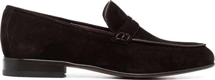 Suede Penny Loafers