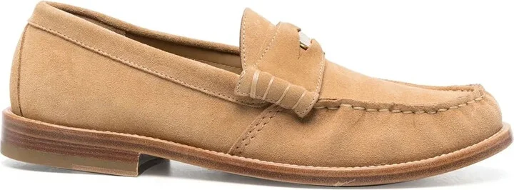 Suede Penny Loafers