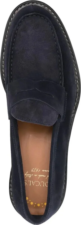Suede Penny-Slot Loafers - Image 4