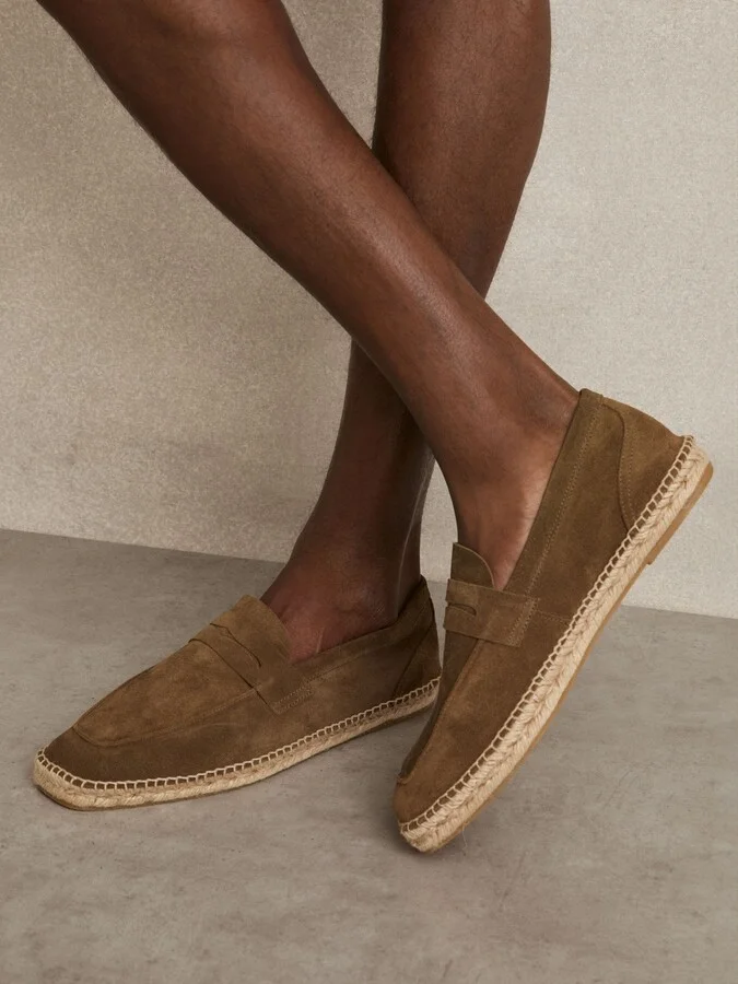 Suede Penny-strap Espadrilles - Image 5
