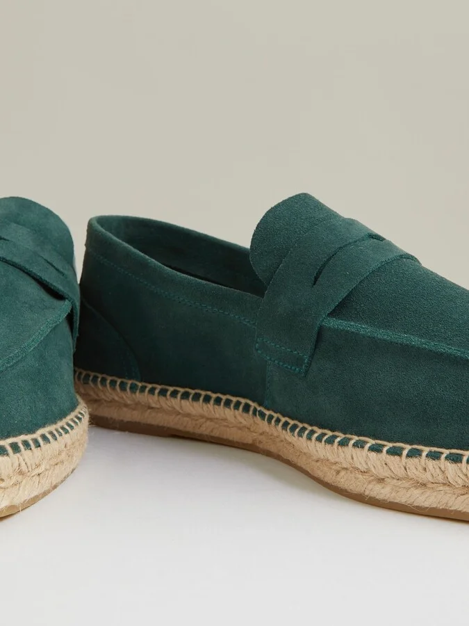 Suede Penny-strap Espadrilles - Image 5