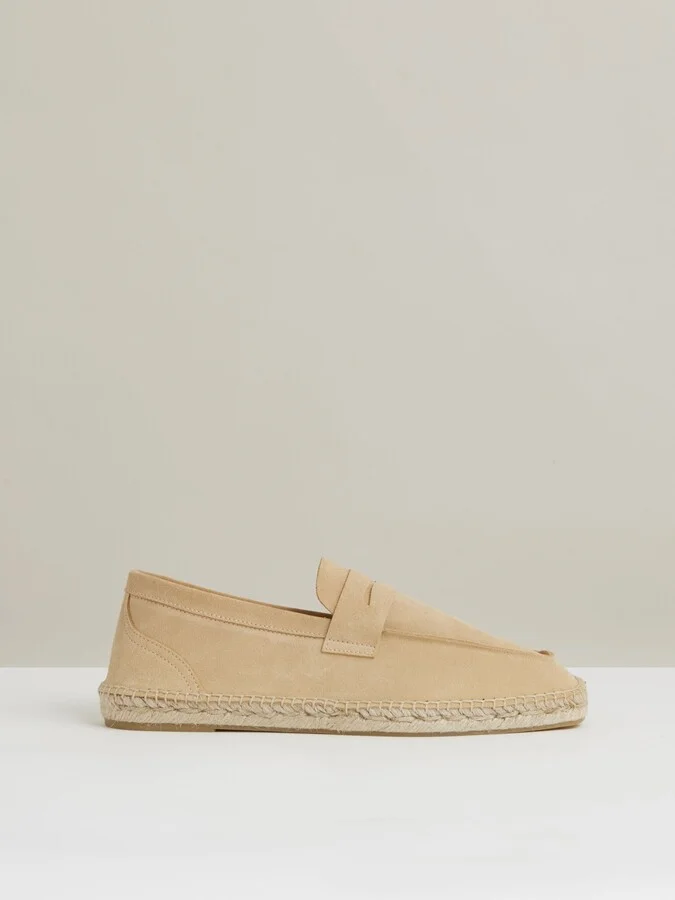 Suede Penny-strap Espadrilles