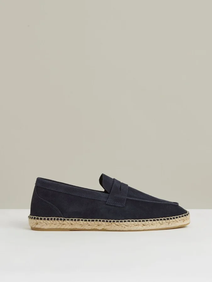 Suede Penny-strap Espadrilles