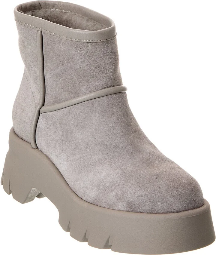 Suede Platform Bootie