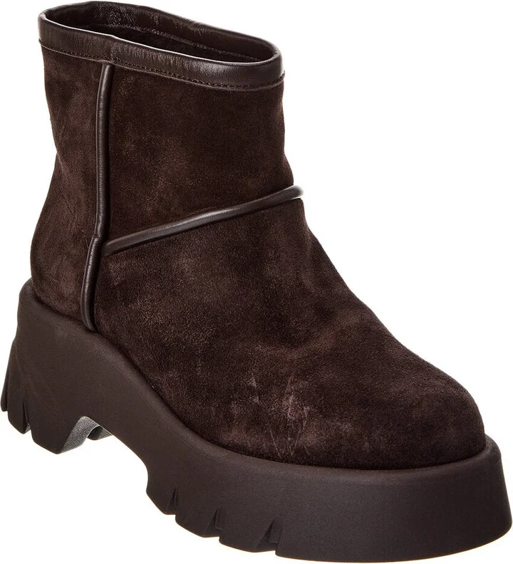 Suede Platform Bootie