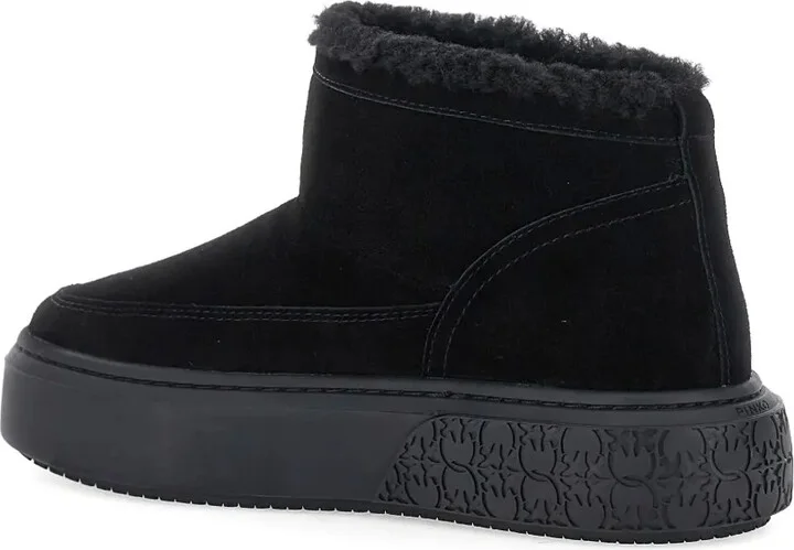 Suede Platform Boots - Image 4
