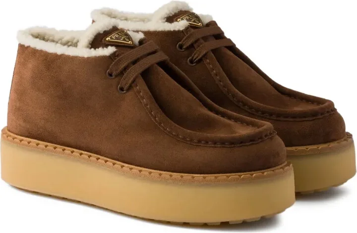 Suede Platform Boots - Image 2