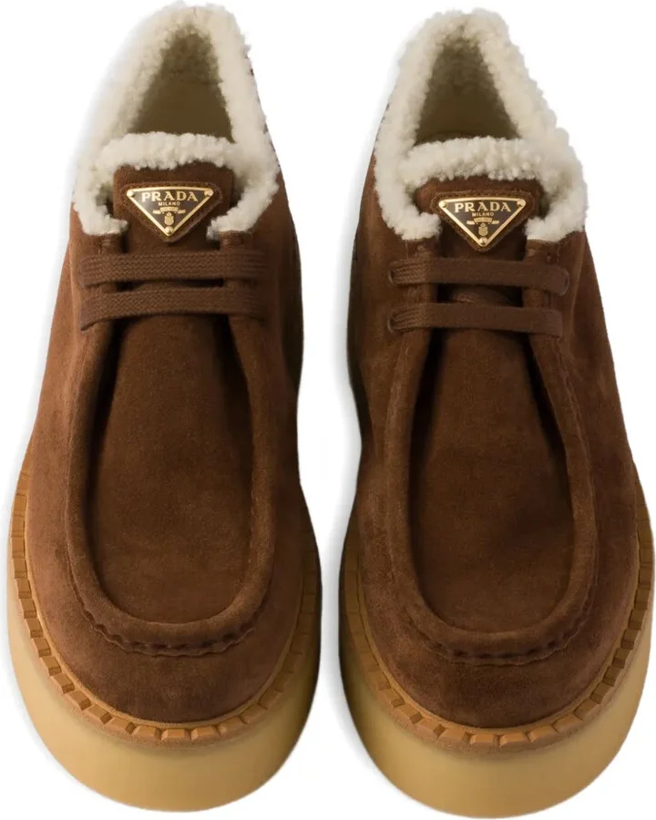 Suede Platform Boots - Image 4