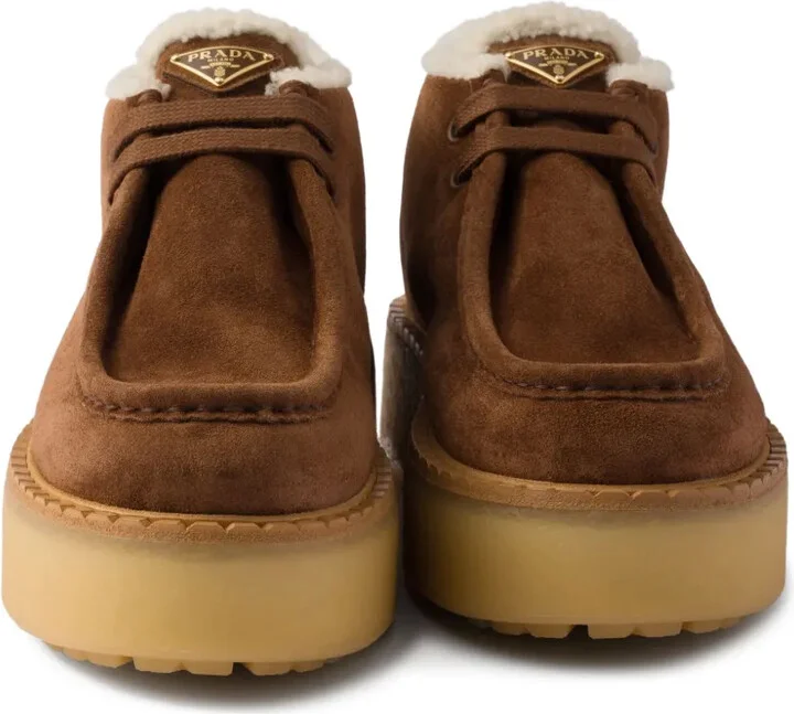 Suede Platform Boots - Image 5
