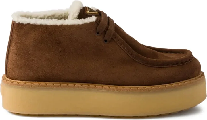 Suede Platform Boots
